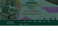 Desktop Screenshot of hyderabadrockathon.com